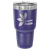 Polar Camel 30 oz. Purple Ringneck Tumbler with Slider Lid — supplier item before personalization