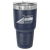 Polar Camel 30 oz. Navy Blue Ringneck Tumbler with Slider Lid — supplier item before personalization
