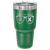 Polar Camel 30 oz. Green Ringneck Tumbler with Slider Lid — supplier item before personalization