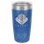 Polar Camel 20 oz. Royal Blue Ringneck Tumbler with Standard Lid — supplier item before personalization