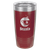 Polar Camel 20 oz. Maroon Ringneck Tumbler with Standard Lid — supplier item before personalization