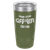 Polar Camel 20 oz. Olive Green Ringneck Tumbler with Standard Lid — supplier item before personalization