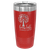 Polar Camel 20 oz. Red Ringneck Tumbler with Slider Lid — supplier item before personalization