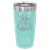 Polar Camel 20 oz. Teal Ringneck Tumbler with Slider Lid — supplier item before personalization