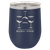 Polar Camel 12 oz. Navy Blue Stemless Wine Tumbler with Standard Lid — supplier item before personalization