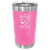 Polar Camel Pink 16 oz. Pint with Slider Lid — supplier item before personalization