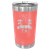 Polar Camel Coral 16 oz. Pint with Slider Lid — supplier item before personalization