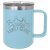 Polar Camel 15 oz. Light Blue Vacuum Insulated Mug with Slider Lid — supplier item before personalization