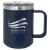 Polar Camel 15 oz. Navy Blue Vacuum Insulated Mug with Slider Lid — supplier item before personalization