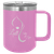Polar Camel 15 oz. Light Purple Vacuum Insulated Mug with Slider Lid — supplier item before personalization