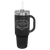 Polar Camel 40 oz. Black Travel Mug with Snap Lid & Straw — supplier item before personalization