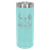 Polar Camel 22 oz. Teal Skinny Tumbler with Slider Lid — supplier item before personalization