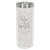 Polar Camel 22 oz. White Skinny Tumbler with Slider Lid — supplier item before personalization