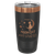 Polar Camel 20 oz. Black/Rose Gold Ringneck Tumbler — supplier item before personalization