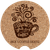 2 1/2" Cork Car Coaster — supplier item before personalization