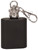 1 oz. Matte Black Flask Keychain — supplier item before personalization