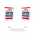 Yard Signs - Double Sided - Sign Only — illustrative double-sided front and back example; one product shown from two viewing directions. Example custom artwork • Configuration may vary.