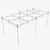 Tent option reference • frame-open • Expanded tent frame detail; supplier reference. Frame included only with the frame package.