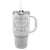 Polar Camel 32 oz. White Travel Mug with Snap Lid and Straw — supplier item before personalization
