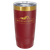 Polar Camel 20 oz. Maroon/Bright Gold ION-Plated Ringneck Tumbler with Slider Lid — supplier item before personalization