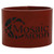 9 1/2" x 2" Rose Laserable Leatherette Cuff Bracelet — supplier item before personalization