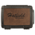 Travel Cigar Case - Laserable Leatherette, Creekside Collection, Dark Brown — supplier item before personalization