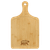 15 1/2" x 9" Bamboo Cutting Board Paddle Shape with Drip Ring — supplier item before personalization