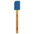 11 3/4" Blue Silicone Spatula with Bamboo Handle — supplier item before personalization
