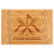 12" x 8 1/4" Bamboo Cutting Board with Butcher Block Inlay — supplier item before personalization