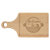 13 1/2" x 7" Maple Cutting Board Paddle Shape with Drip Ring — supplier item before personalization