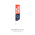 Econo Feather Flag - Flag + Pole — illustrative product mockup with fictional example artwork. Single-sided print-through example.