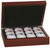 Rosewood Finish Golf Ball Box (balls not included) — supplier item before personalization