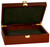10 1/4" x 7 1/2" x 3 1/8" Rosewood Finish Gift Box — supplier item before personalization