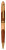 Wide Maple/Rosewood Pen — supplier item before personalization