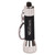 2 3/4" Black 5-LED Laserable Flashlight with Keychain — supplier item before personalization