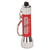 2 3/4" Red 5-LED Laserable Flashlight with Keychain — supplier item before personalization
