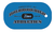 1 1/8" x 2" White Sublimatable UVSub Aluminum Dog Tag — supplier item before personalization