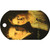 1.15" x 2" White Sublimatable Unisub Aluminum 1-Sided ID Tag — supplier item before personalization