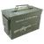 50 Caliber Army Surplus Steel Ammo Can — supplier item before personalization