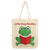 Natural Cotton Canvas Tote with 3" Gusset, 15" x 16" x 3" — supplier item before personalization