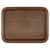 13 5/8" x 10 5/8" Walnut Tray with 9" x 12" Recessed Center — supplier item before personalization