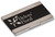 3 3/4" x 2 1/2" Black Laserable Business Card Holder — supplier item before personalization