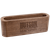 4 1/2" Walnut Wood Business Card Holder — supplier item before personalization