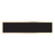 7 1/2" x 1 3/4" Black/Gold Brass Plate for 8 1/2" Desk Wedges — supplier item before personalization