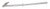 19 1/2" Car Flag Pole without Flag — supplier item before personalization