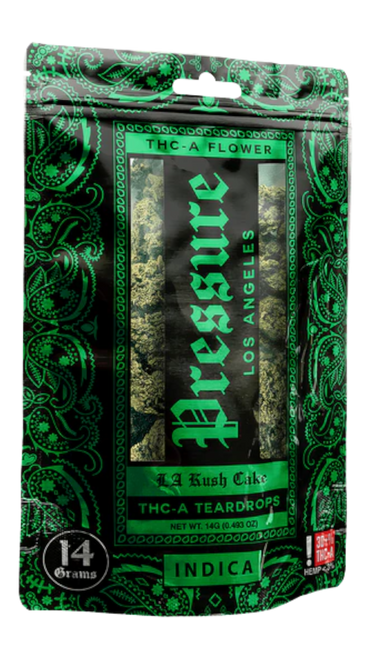 Copy of Pressure THC-A Teardrops Flower | 14 Grams | Indica | LA Kush Cake