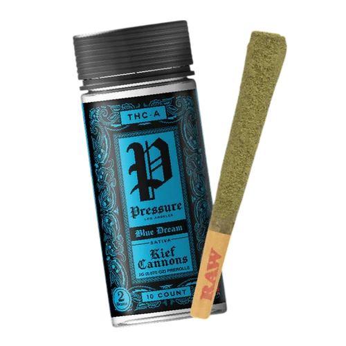 Pressure LA Kief Coated Cannons Pre-rolls | 2 Grams | 10 Count | Sativa |  Multi Flavors