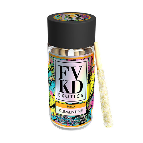 FVKD Exotics Liquid Diamond Pre Rolls | 7.5g | Sativa | Clemente