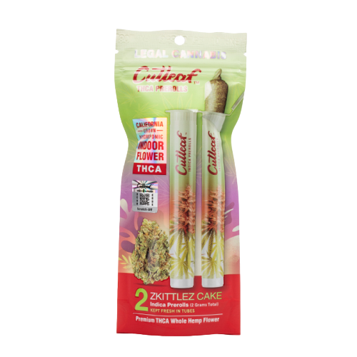 Cutleaf THCA Pre Rolls 2G | Zkittles Cake
