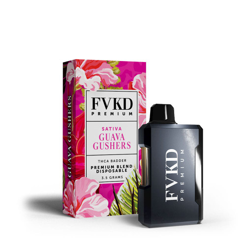 FVKD Premium THC-A Disposable Vape Pen | 3.5 Grams | Guava Gushers